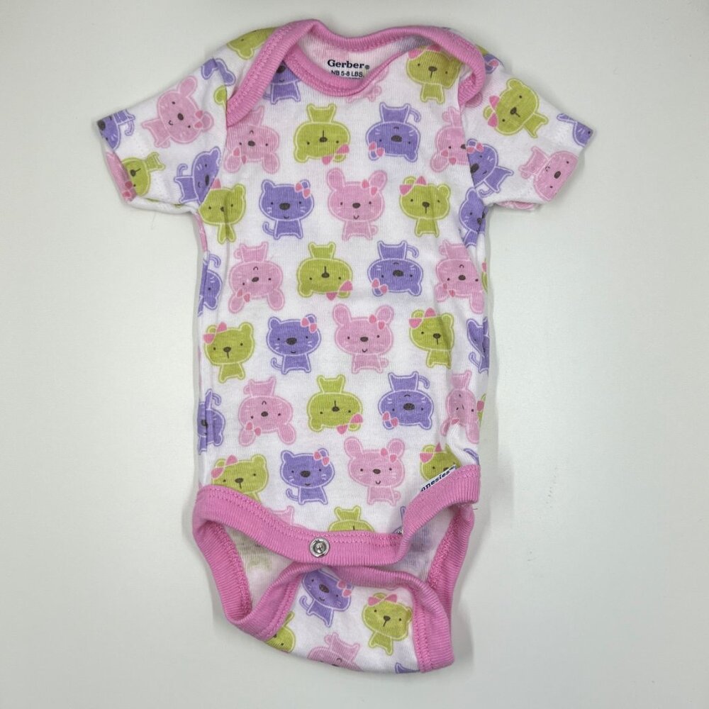 NWOT Multipack | Gerber | Short Sleeve Bodysuits | Newborn 5-8lbs - Picture 6 of 9
